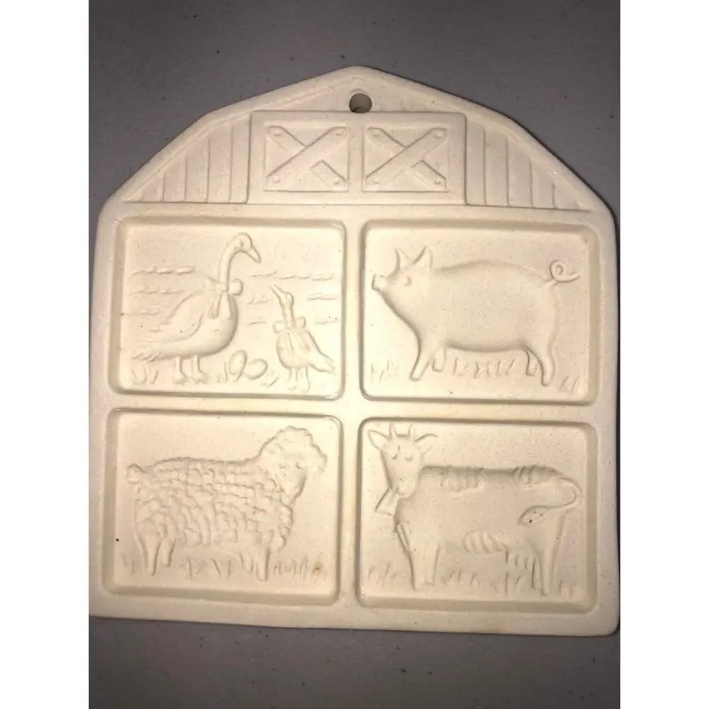 Vintage Pampered Chef Lot of 2 Cookie Molds